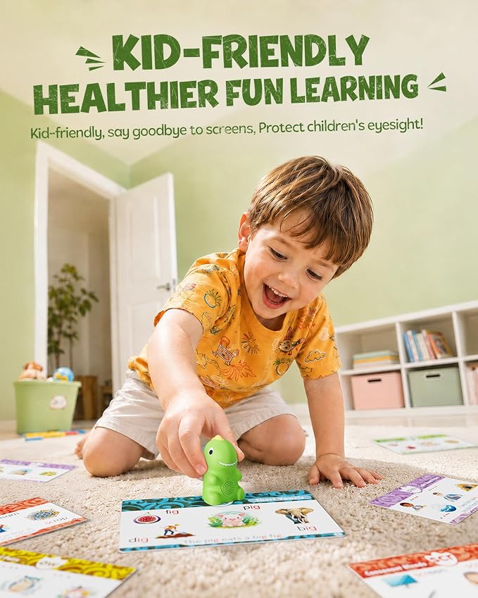 KOKODI Dinosaur Talking Pen with Phonics Cards